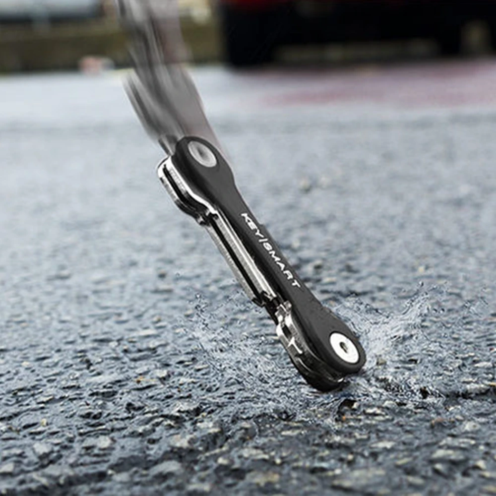 Keysmart Flex Black - Compact Multiple Key Holder Car Key Organizer 8 Keysmart Flex Black - Compact Multiple Key Holder Car Key Organizer - Image 8