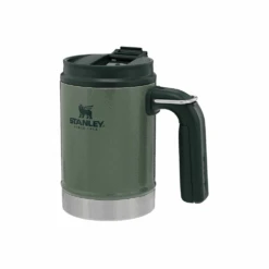 Stanley Classic Vacuum Steel Camp Mug 16oz Hammertone Green -Camping Equipment Store 10 01693 009 5