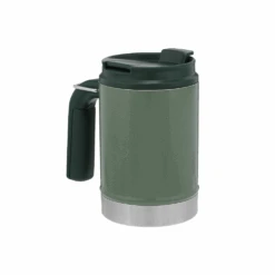 Stanley Classic Vacuum Steel Camp Mug 16oz Hammertone Green -Camping Equipment Store 10 01693 009 6