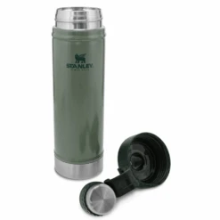 Stanley Classic Vaccum Water Bottle 20oz Hammertone Green -Camping Equipment Store 10 02105 038 06