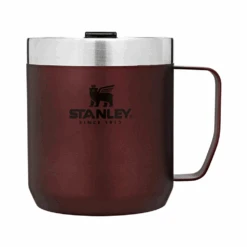 Stanley Classic Vacuum Camp Mug 12oz -Camping Equipment Store 10 09366 wine 1