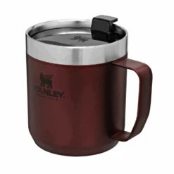 Stanley Classic Vacuum Camp Mug 12oz -Camping Equipment Store 10 09366 wine 4