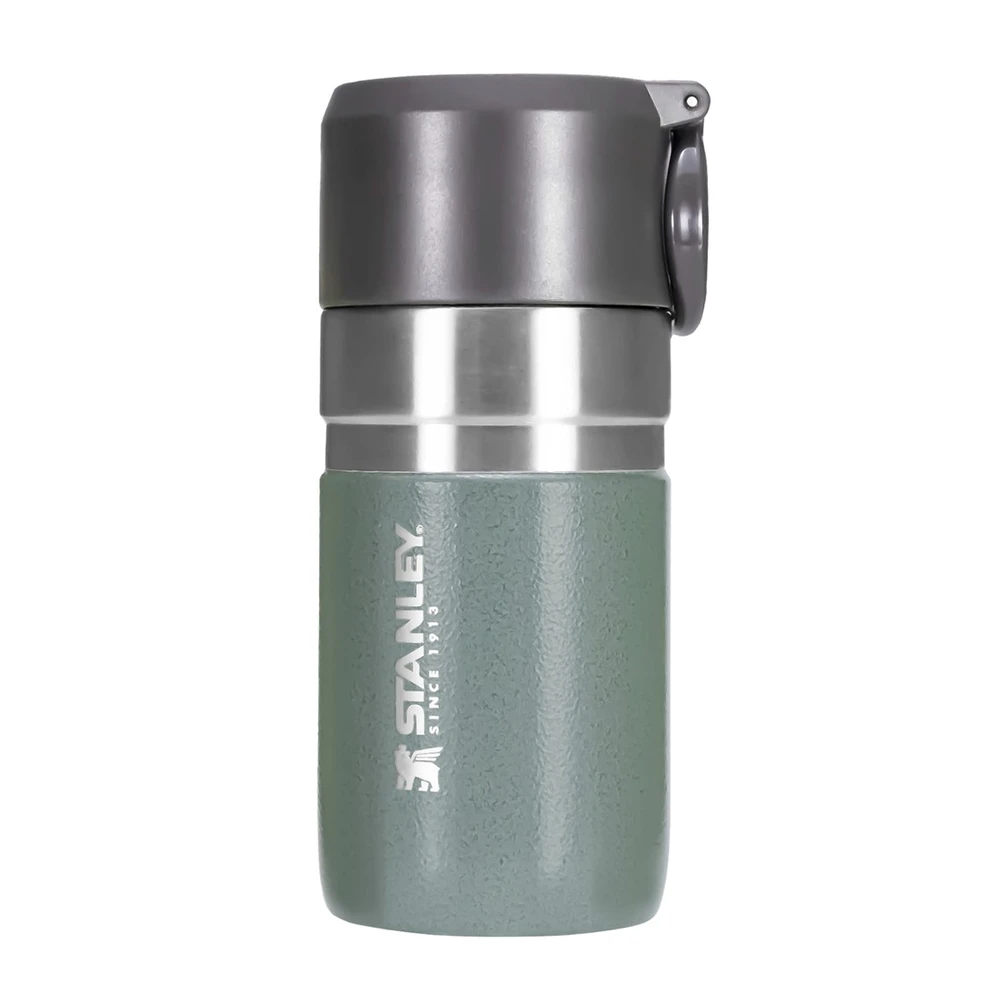 Stanley Go Slim Vacuum Bottle 9.5oz - Hammertone Green 1 Stanley Go Slim Vacuum Bottle 9.5oz - Hammertone Green