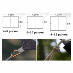 Adventurer Tanxianzhe Waterproof Awning Anti-tearing Sunshade Tarp Outdoor Camping Tan 20 Adventurer Tanxianzhe Waterproof Awning Anti-tearing Sunshade Tarp Outdoor Camping Tan -Camping Equipment Store 10 be75dbe4 f49c 4ec7 a1c3 d4027e0246b5