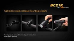 Fenix BC21R USB Rechargable Bicycle Light 880 Lumens -Camping Equipment Store 11 BC21R 38840.1450900824