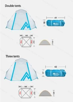 Mobi Garden Camping Tent 3P -Camping Equipment Store 13 3
