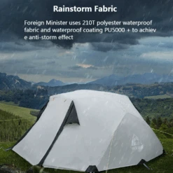 Hewolf 2 Person Camping Tent 22 Hewolf 2 Person Camping Tent -Camping Equipment Store 1589 11