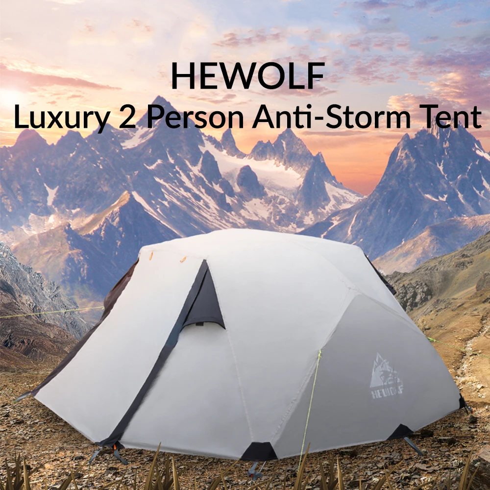 Hewolf 2 Person Camping Tent 10 Hewolf 2 Person Camping Tent - Image 10