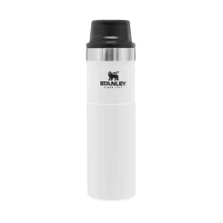 Stanley Trigger Action Travel Mug -Camping Equipment Store 160z polar white 3