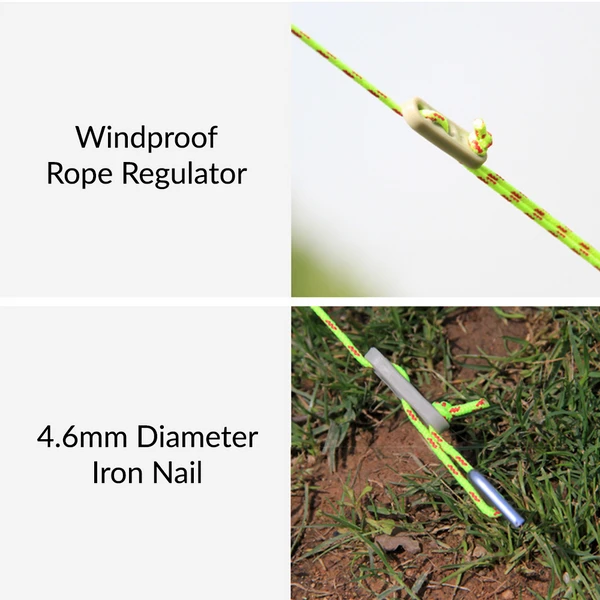 Hewolf 4-8P Outdoor Camping Tarp 9 Hewolf 4-8P Outdoor Camping Tarp - Image 9