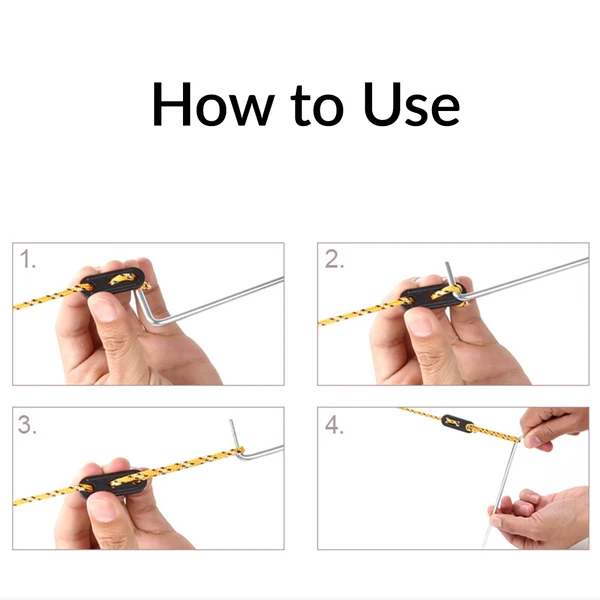 Hewolf 4-8P Outdoor Camping Tarp 12 Hewolf 4-8P Outdoor Camping Tarp - Image 12