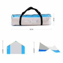 Hewolf 4-8P Outdoor Camping Tarp 23 Hewolf 4-8P Outdoor Camping Tarp -Camping Equipment Store 1682 3