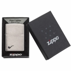 Zippo 200pl Pipe Brushed Chrome - Refillable Windproof Lighter 8 Zippo 200pl Pipe Brushed Chrome - Refillable Windproof Lighter -Camping Equipment Store 200pl 5