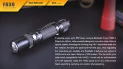 Fenix 360° Rotary Focusing Flashlight -Camping Equipment Store 2016111715391016306