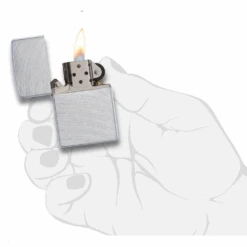 Zippo Regular Chrome Arch Refillable Windproof Lighter - 246487 9 Zippo Regular Chrome Arch Refillable Windproof Lighter - 246487 -Camping Equipment Store 24647 4