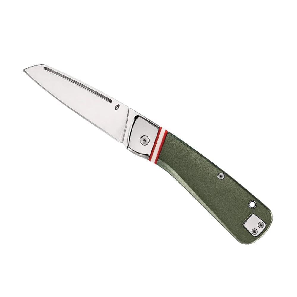 Gerber Straightlace Pocket Clip Knife With Fine Edge Green 1 Gerber Straightlace Pocket Clip Knife With Fine Edge Green