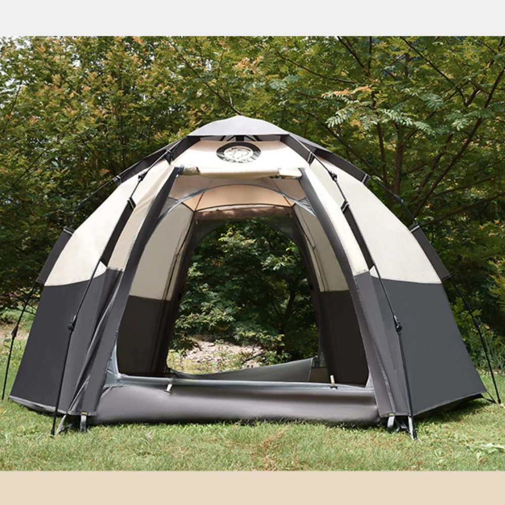 CSTUR Fast Pitch Camping Tent- Black Silver 2 CSTUR Fast Pitch Camping Tent- Black Silver - Image 2