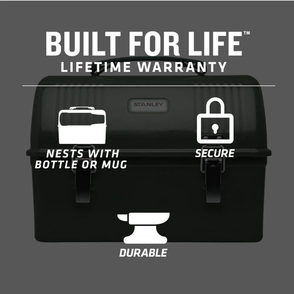 Stanley Classic Lunchbox 10QT Black 7 Stanley Classic Lunchbox 10QT Black - Image 7