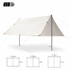 Adventurer Tanxianzhe Waterproof Awning Anti-tearing Sunshade Tarp Outdoor Camping Tan 14 Adventurer Tanxianzhe Waterproof Awning Anti-tearing Sunshade Tarp Outdoor Camping Tan -Camping Equipment Store 3 7b5344b6 3970 4674 9d43 0040fc3a9b68
