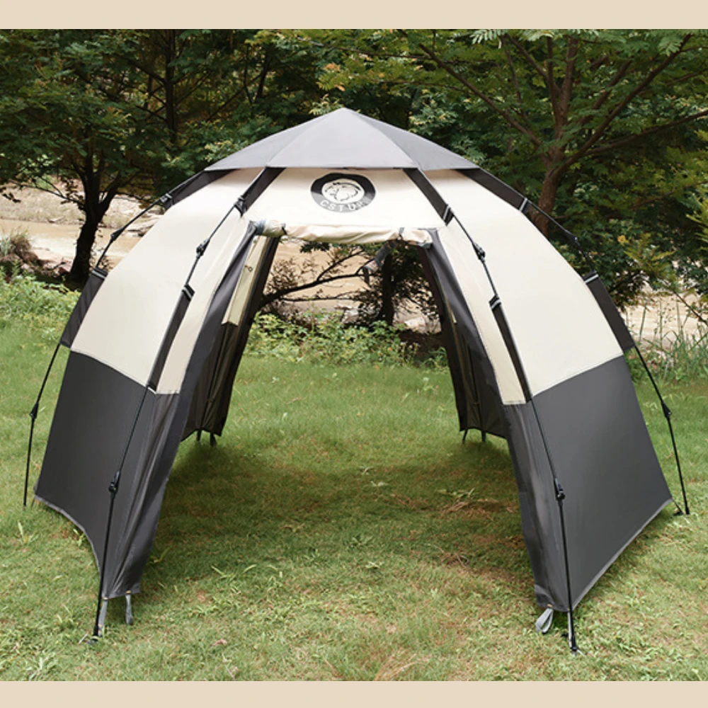 CSTUR Fast Pitch Camping Tent- Black Silver 8 CSTUR Fast Pitch Camping Tent- Black Silver - Image 8
