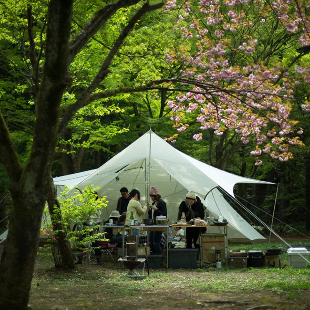 Snow Peak HD Tarp Hexa Evo Pro Ivory 5 Snow Peak HD Tarp Hexa Evo Pro Ivory - Image 5