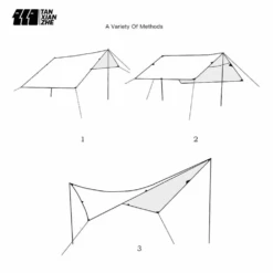 Adventurer Tanxianzhe Waterproof Awning Anti-tearing Sunshade Tarp Outdoor Camping Tan 18 Adventurer Tanxianzhe Waterproof Awning Anti-tearing Sunshade Tarp Outdoor Camping Tan -Camping Equipment Store 5 49659ba7 f00d 4505 b060 303053a70f32