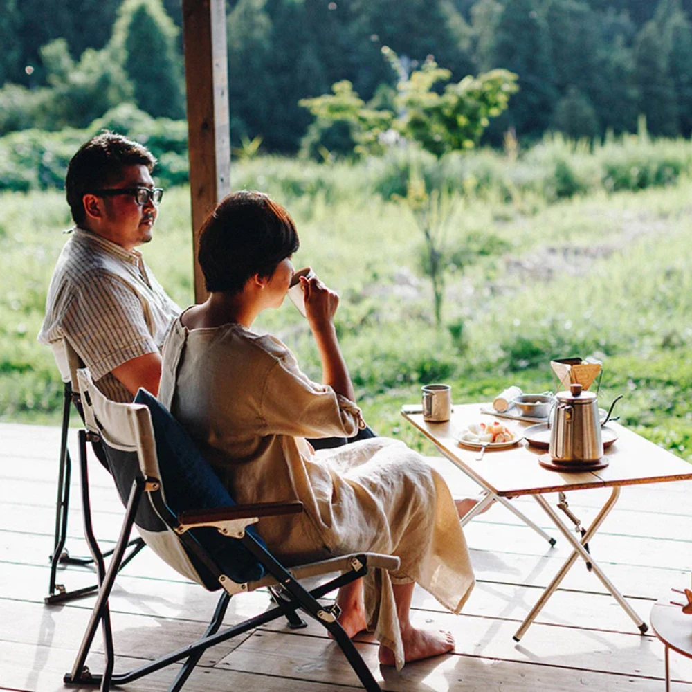 Snow Peak Gray Low Beach Chair Short 6 Snow Peak Gray Low Beach Chair Short - Image 6