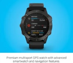 Garmin Fenix 6 GPS Watch - Sapphire Grey -Camping Equipment Store 716c8Sx5ITL. AC SL1500