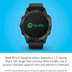 Garmin Fenix 6 GPS Watch - Sapphire Grey -Camping Equipment Store 71dBb9ewNxL. AC SL1500