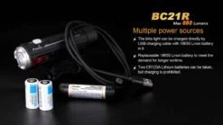 Fenix BC21R USB Rechargable Bicycle Light 880 Lumens -Camping Equipment Store 7 BC21R 25884.1450900823