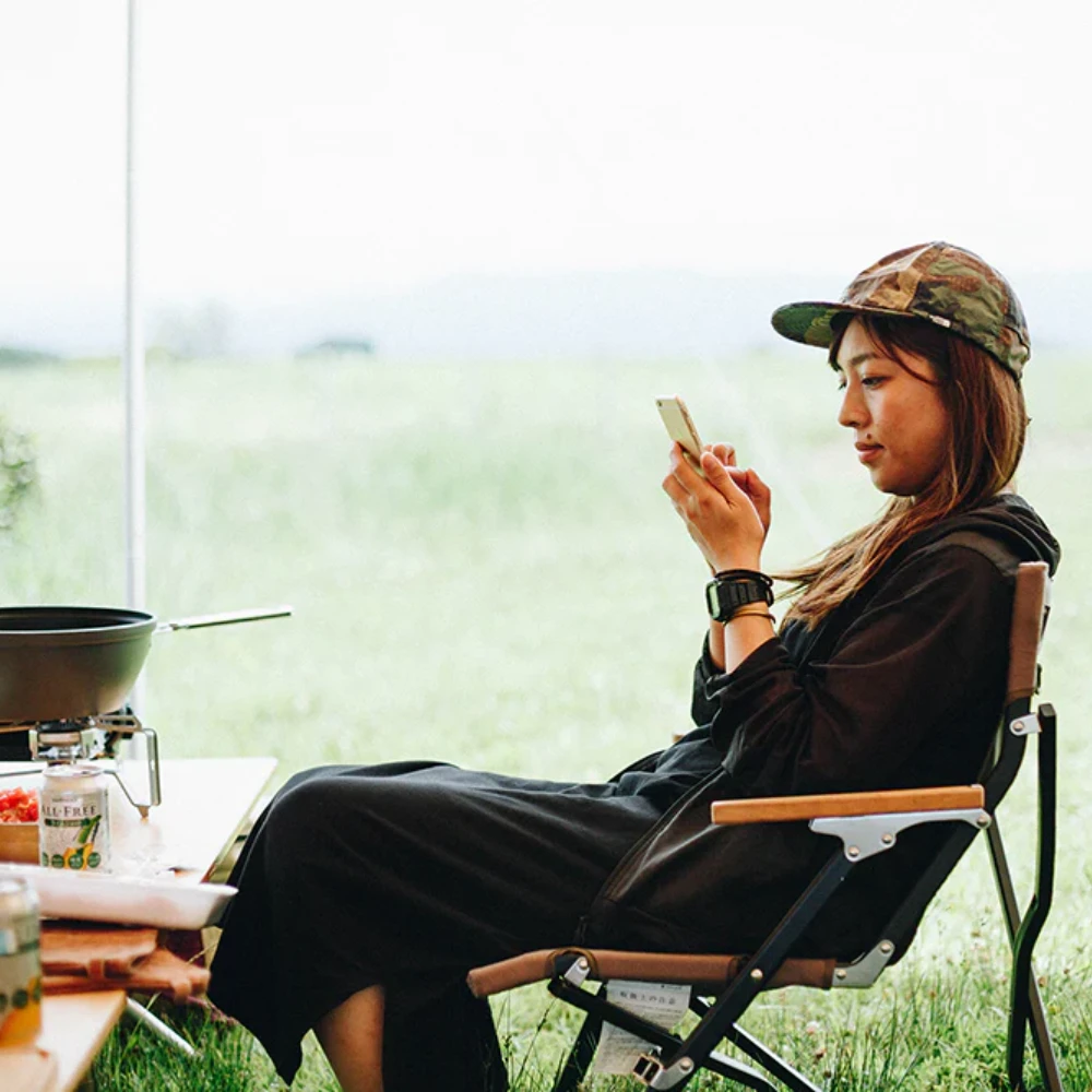 Snow Peak Gray Low Beach Chair Short 7 Snow Peak Gray Low Beach Chair Short - Image 7