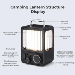 Flextail Villa Lantern Vintage LED Rechargeable Lantern -Camping Equipment Store 8 d2e4df2c 57ce 4e8a b235 66a7027a7019