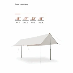 Adventurer Tanxianzhe Waterproof Awning Anti-tearing Sunshade Tarp Outdoor Camping Tan 19 Adventurer Tanxianzhe Waterproof Awning Anti-tearing Sunshade Tarp Outdoor Camping Tan -Camping Equipment Store 8 f8b7b46e 1041 4d8a a0f7 85e9f4d088f4