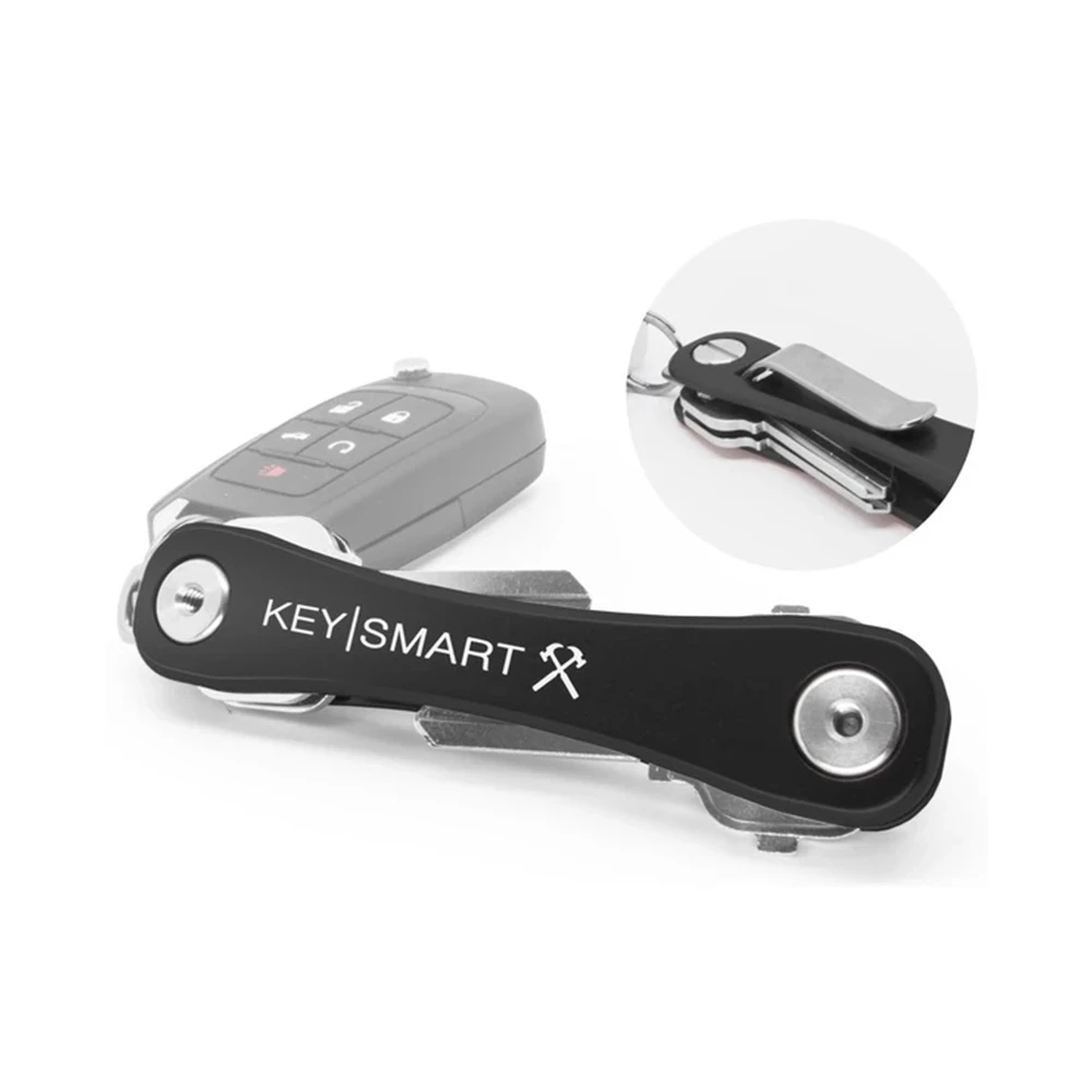 Keysmart Flex Black - Compact Multiple Key Holder Car Key Organizer 2 Keysmart Flex Black - Compact Multiple Key Holder Car Key Organizer - Image 2