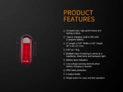Fenix BCO5R Multifunctional Rechargable Bicycle Tail Light 17 Fenix BCO5R Multifunctional Rechargable Bicycle Tail Light -Camping Equipment Store BC05R 13 E 90615.1542211098