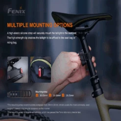 Fenix BC05R V2.0 Rechargeable Bike Tail Light -Camping Equipment Store BC05RV2.0 11