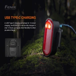 Fenix BC05R V2.0 Rechargeable Bike Tail Light -Camping Equipment Store BC05RV2.0 12