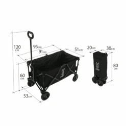 DOD Folding Carry Wagon -Camping Equipment Store C2 46 BK 3 600x600 50d46823 e796 4fc2 b029 7f2445e0f116