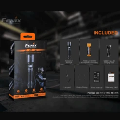 Fenix C7 Luminus SST70 Cool White LED Flashlight - Black -Camping Equipment Store C7 life 02