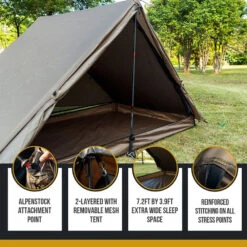 OneTigris Tangram UL Double Tent -Camping Equipment Store CE SWT01 CB 05