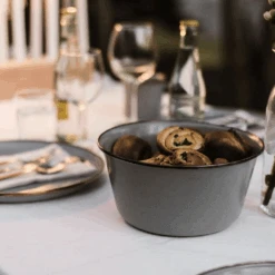 Barebones Enamel Mixing Bowl Slate - Set Of 2 -Camping Equipment Store CKW 378 06