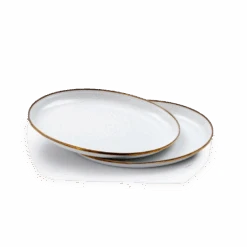 Barebones Enamel Salad Plate - Set Of 2 -Camping Equipment Store CKW 392 02