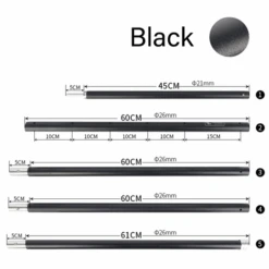 Camp Leader Canopy Tarp Pole - Black -Camping Equipment Store CL11 6 600x600 689e0fd1 debf 49b8 ab3b ca14f19285ac