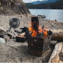 [Limited Edition] Black Claymore Fan V600+ With Pouch -Camping Equipment Store CLFN V610BK P 02