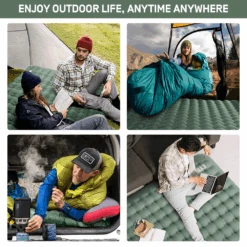 Etrol Whale Double Inflatable Sleeping Pad -Camping Equipment Store CQD 2 Be 07