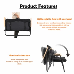 DoD Good Rack Sofa -Camping Equipment Store CS2 500 BK 5