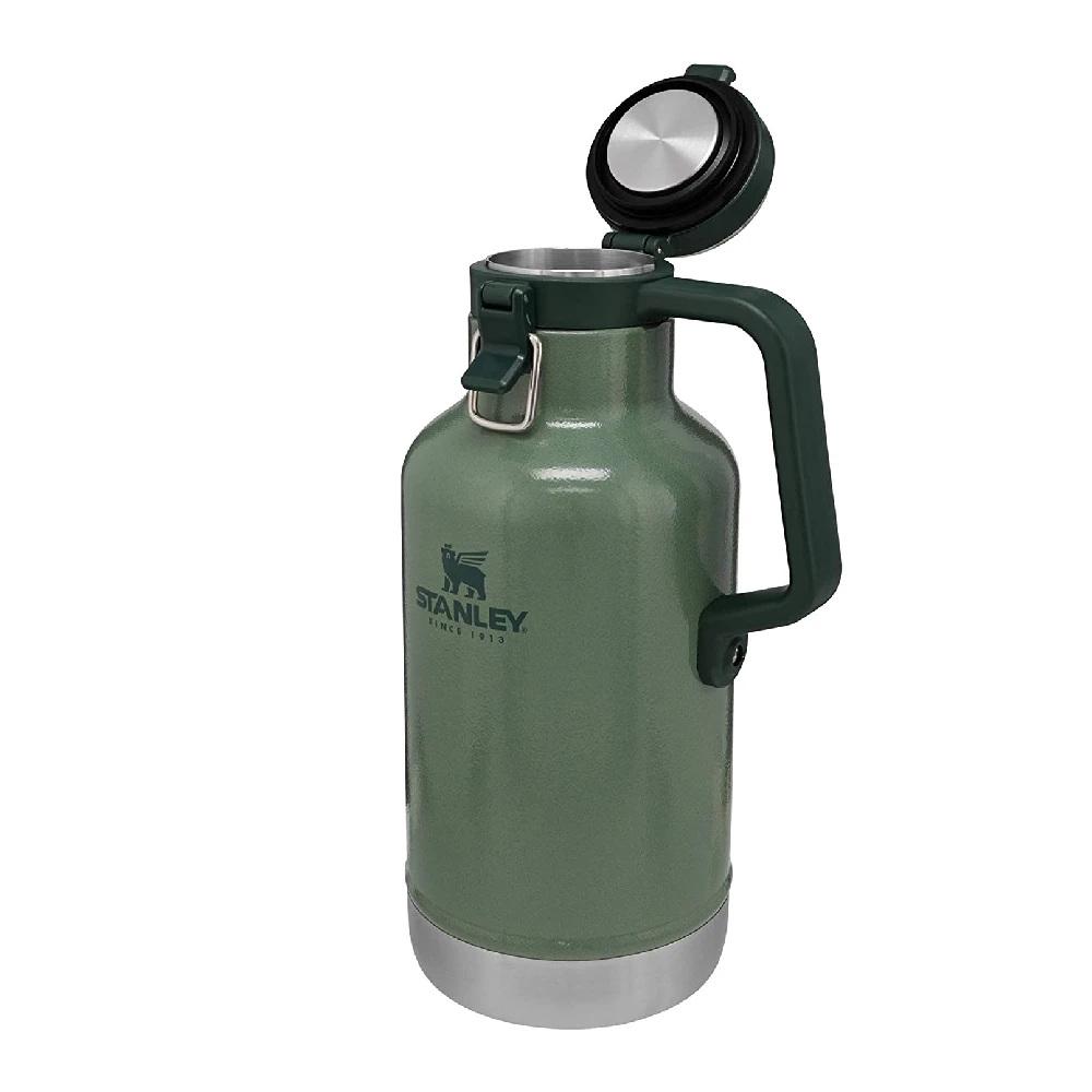 Stanley Classic Vacuum Growler 2QT Hammertone Green 2 Stanley Classic Vacuum Growler 2QT Hammertone Green - Image 2
