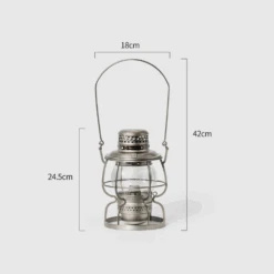 Thous Winds Railroad Kerosene Lamp Vintage Silver -Camping Equipment Store Dimension eb653640 cba7 4055 8df4 c2df6904a09a