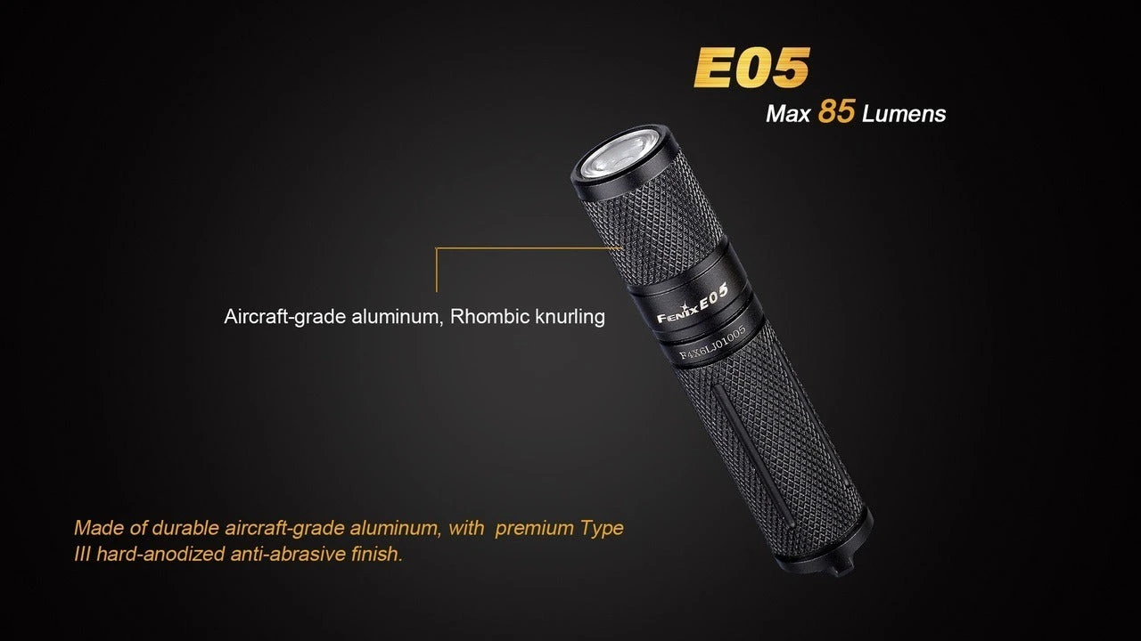 Fenix E05 XP-E2 LED Flashlight 7 Fenix E05 XP-E2 LED Flashlight - Image 7