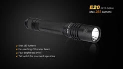 Fenix E20 XP-E2 LED Flashlight (2015 EDITION) -Camping Equipment Store E202015 3 E 79987 52380.1443050098